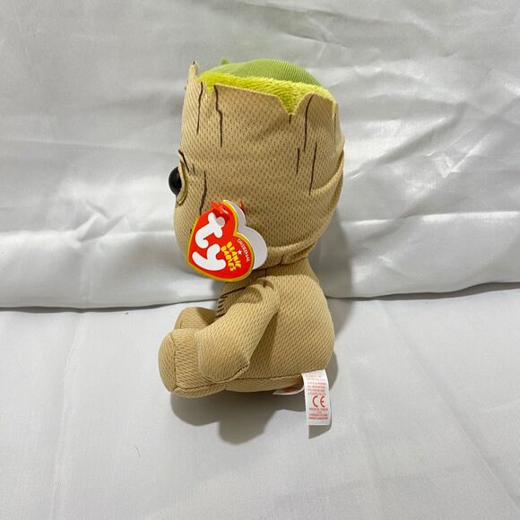 Ty Groot Plush Beanie Baby 7” Marvel Guardians of the Galaxy Stuffed Toy - Picture 5 of 11
